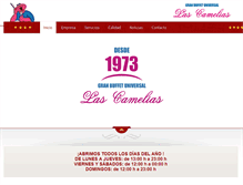 Tablet Screenshot of buffetlascamelias.com